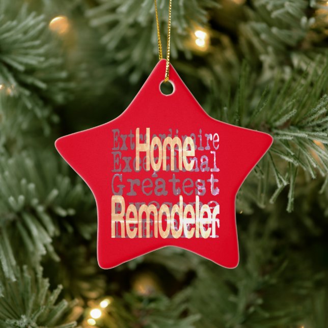 Home Remodeler Extraordinaire Ceramic Tree Decoration (Tree)