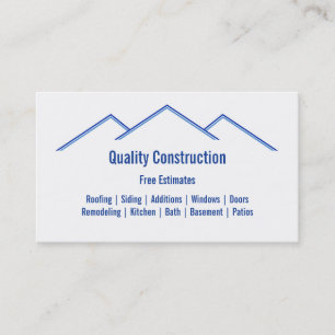 Home Remodeling / Construction Business Card