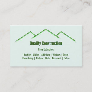 Home Remodeling / Construction Business Card