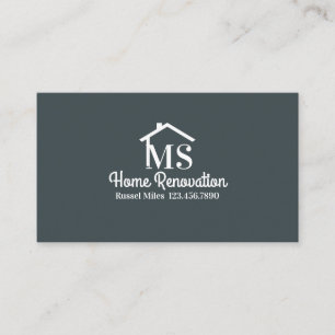 Home Remodeling, Renovation Business Card