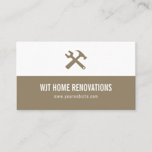 Home Remodeling Renovation Business Card