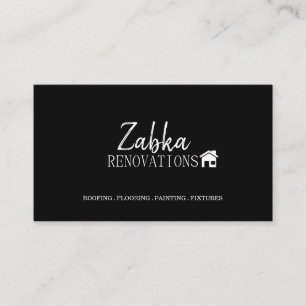 Home Remodeling Renovation Construction Business Card
