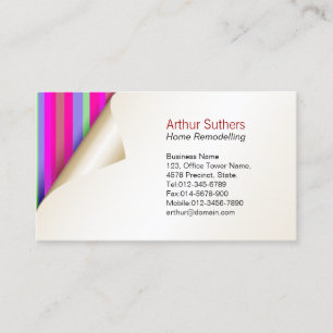 Home Remodelling Business Card Colour Wallpaper
