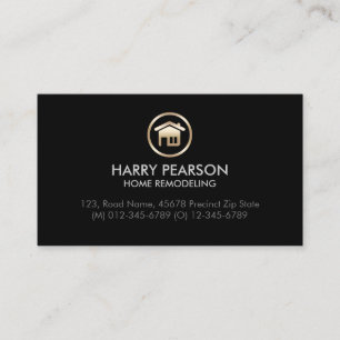 Home Remodelling Renocation Contractor Business Card