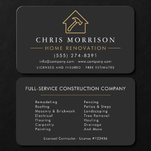 Home Renovation Business Card