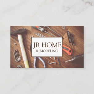 Home Renovation Construction Business Card