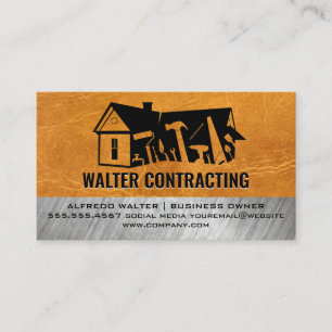 Home Renovation Tools   Carpentry Business Card