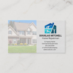 Home Renovation Tools General Contractor Business Card