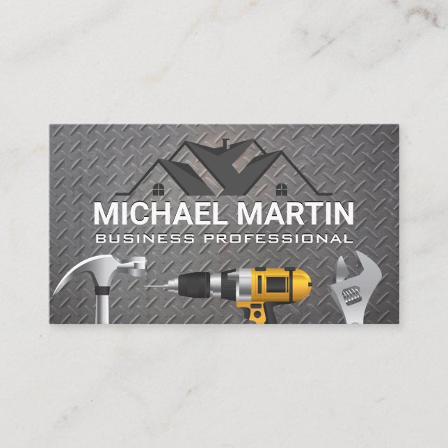 Home Renovations | Hand Tools Business Card (Front)