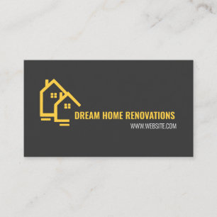 Home renovations remodeling construction business card