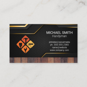 Home Renovations Repair Man Business Card
