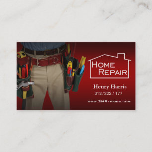 Home Repair Handyman Business Card