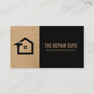 Home Repair Handyman Construction Business Card