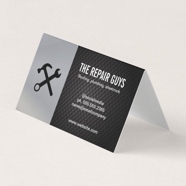 Home Repair | Handyman | Construction Business Card (Front)