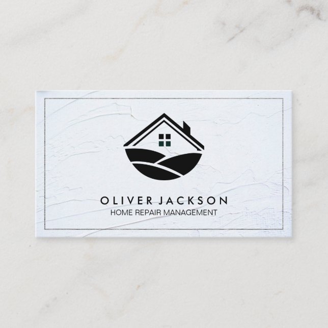 Home Repair | Realtor | Real Estate Agent Business Card (Front)