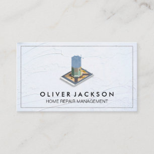 Home Repair Realtor Skyscraper Business Card