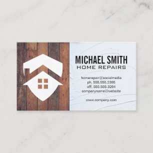 Home Repair Residential Carpentry Business Card
