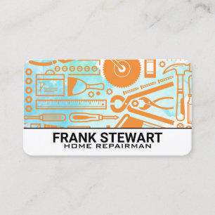 Home Repair Tools   General Contractor  Business Card