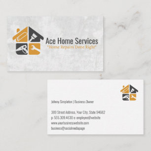 Home Repair Tools General Contractor Business Card