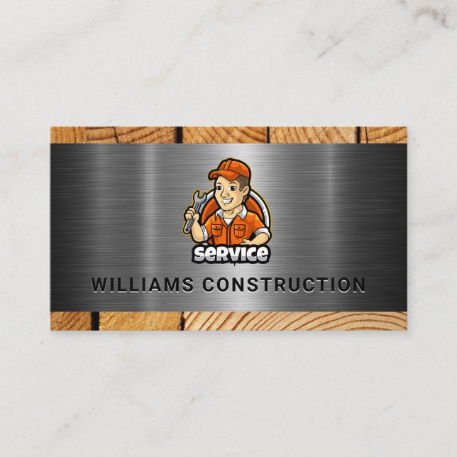Home Repairman | Construction Business Card (Front)