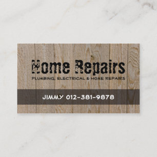 Home Repairs Handyman Business Card