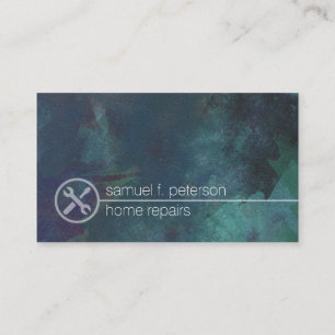 Home Repairs Handyman Tools Icon Skilled Trade Business Card