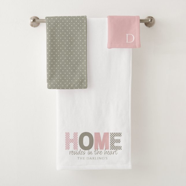 Home Resides In The Heart Towel Set (Insitu)