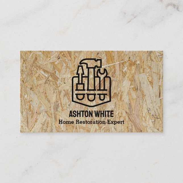 👷‍♂️ Home Restoration Business Card (Front)