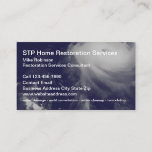 Home Restoration Services Business Cards