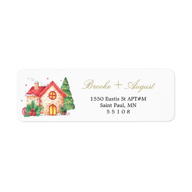 Home Return Address Labels (Front)