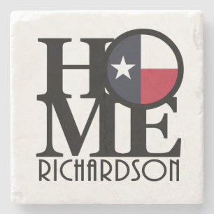 HOME Richardson Texas Stone Coaster