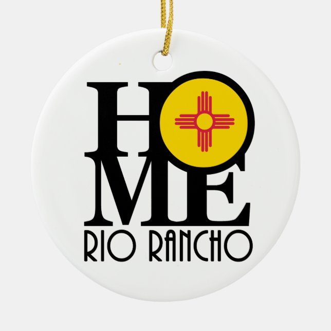 HOME Rio Rancho Ceramic Tree Decoration (Front)