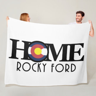 HOME Rocky Ford Colorado Fleece Blanket