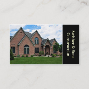 Home Roofing or Roofer Business Card