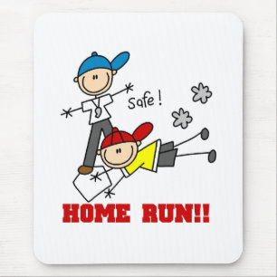 Home Run Baseball Mouse Mat