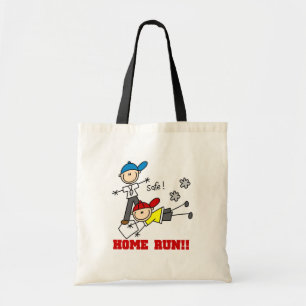 Home Run Boys Baseball Tshirts and Gifts Tote Bag