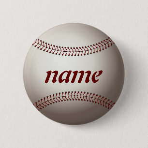 Home Run Game Team Coach Sports Ball Fun Baseball 6 Cm Round Badge