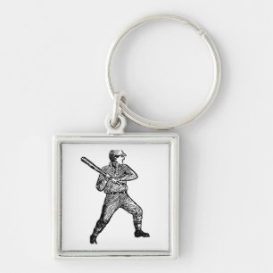 Home Run Game Team Coach Sports Ball Fun Baseball Key Ring