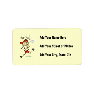 Home Run Girls Softball T-shirts and Gifts Label