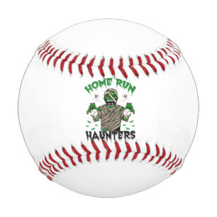 Home Run Haunters Funny Spooky Halloween Zombie Baseball
