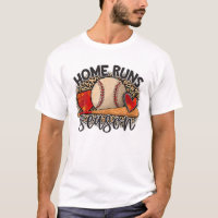 Home Runs Season Baseball Mum Game Day Leopard Mot