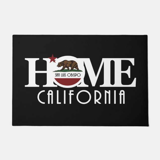 HOME San Luis Obispo California  Doormat (Front)
