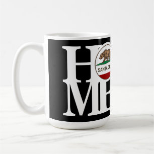 HOME Santa Cruz 15 oz Black Coffee Mug