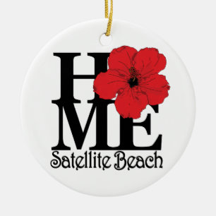HOME Satellite Beach Ceramic Tree Decoration