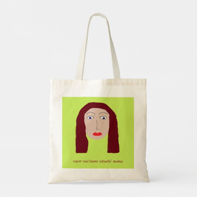Home Schoolin' Mama Tote Bag (Back)