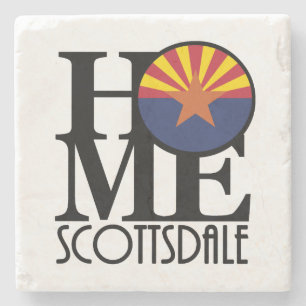 HOME Scottsdale Arizona Stone Coaster