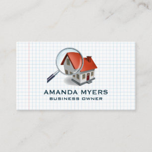 Home Search Logo Grid Paper Background Business Card