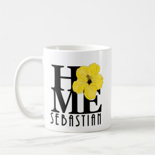 HOME Sebastian 11oz yellow hibiscus Coffee Mug