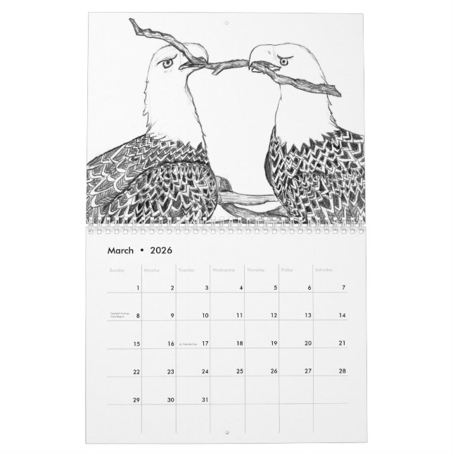 HOME Second Nature Harriet Ozzie M15 E14 E15 E16 Calendar (Mar 2026)
