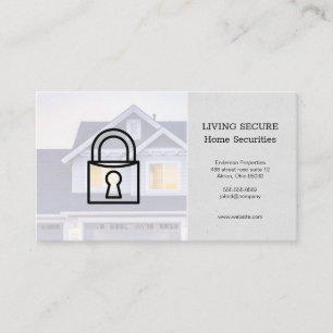 Home Security Business Card
